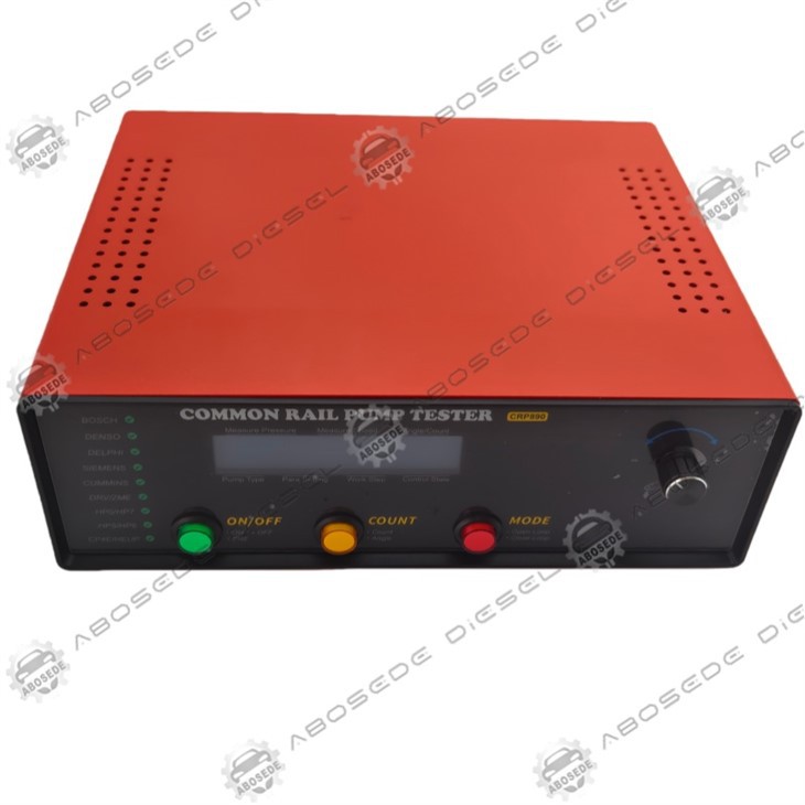 CRP890 Common Rail pumba tester|DRV juhtimine ja rööp-Rõhu simulatsioon Boschi CP1/CP2/CP3, Denso HP0–HP7, Delphi ja Siemensi pumpadele (0–160 MPa, 0–1800 MA)